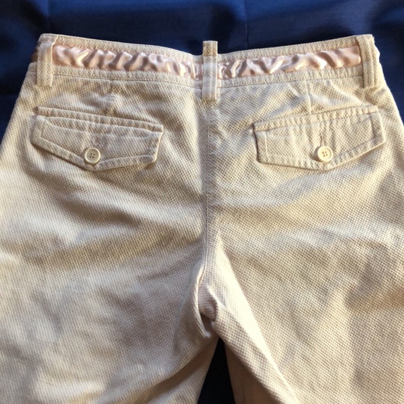 Y2K Preppy Capris in Textured Soft Pink - Picture 4 of 11